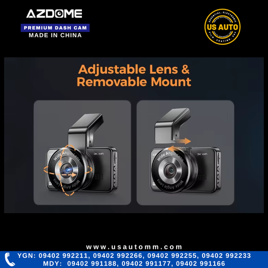 AZDOME M17 PRO 4K ULTRA HD BLACK BOX 2CH