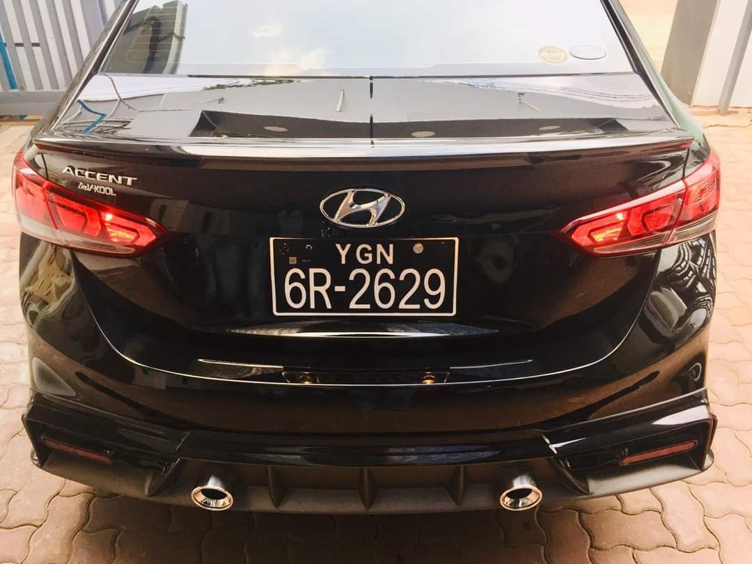 BODY KIT (THAI) REAR NO PAINT (1) PC HYUNDAI ACCENT (19~20)