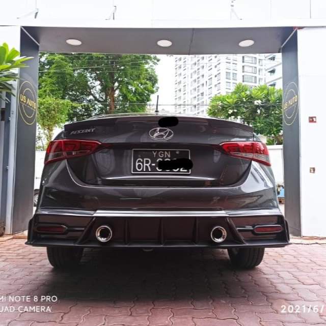 BODY KIT (THAI) REAR NO PAINT (1) PC HYUNDAI ACCENT (19~20)