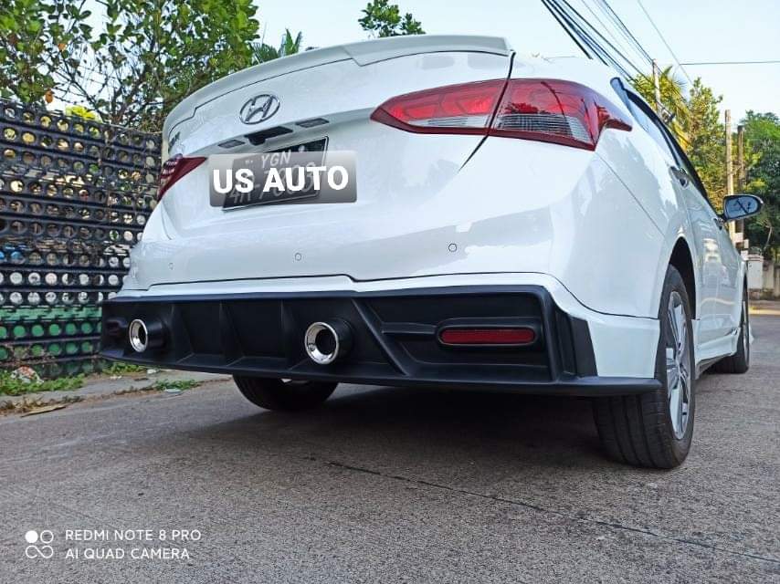 BODY KIT (THAI) REAR NO PAINT (1) PC HYUNDAI ACCENT (2019 UP)