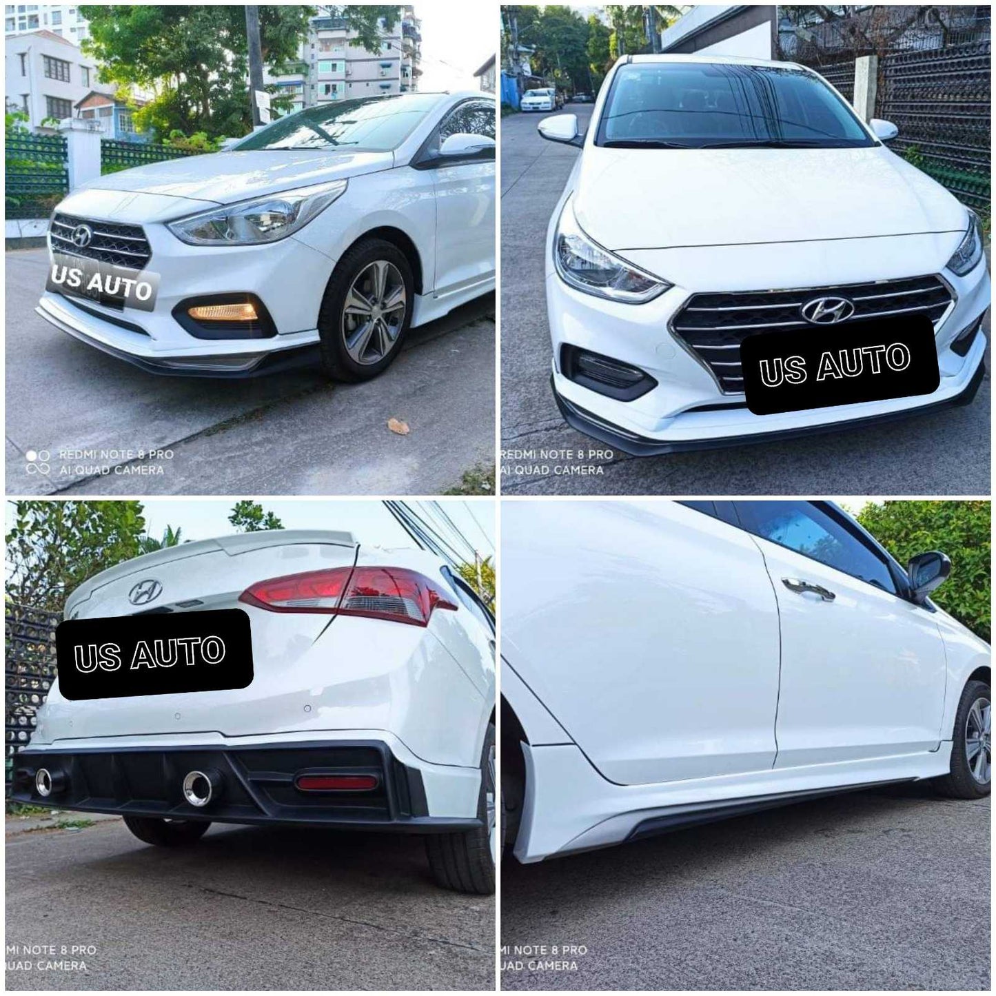 BODY KIT (THAI) REAR NO PAINT (1) PC HYUNDAI ACCENT (19~20)