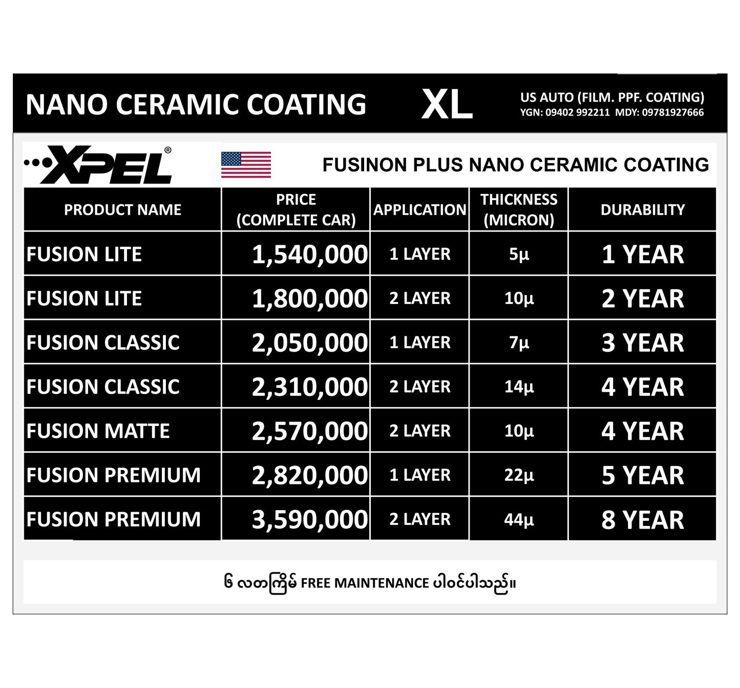 CERAMIC COATING (XLARGE SIZE)