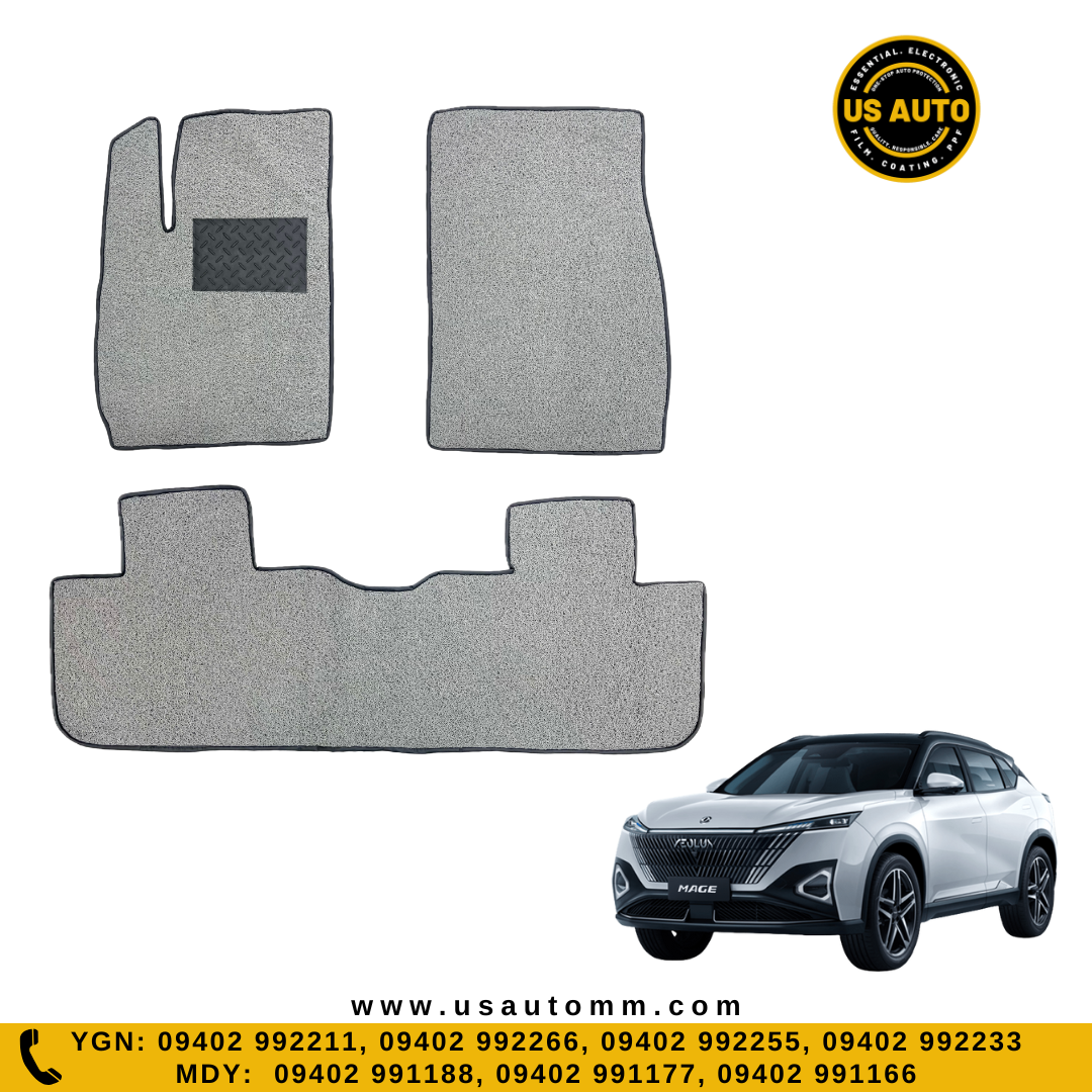 COIL MAT FLOOR MAT (2)ROWS (GREY) DONGFENG AEOLUS MAGE EV