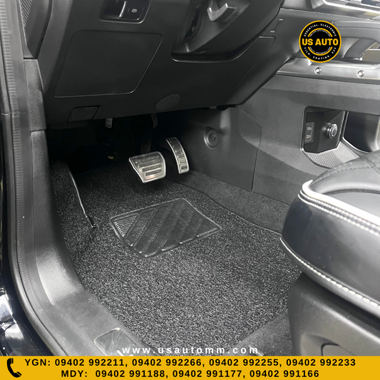 COIL MAT FLOOR MAT (2)ROWS (BLACK) JETOUR T2