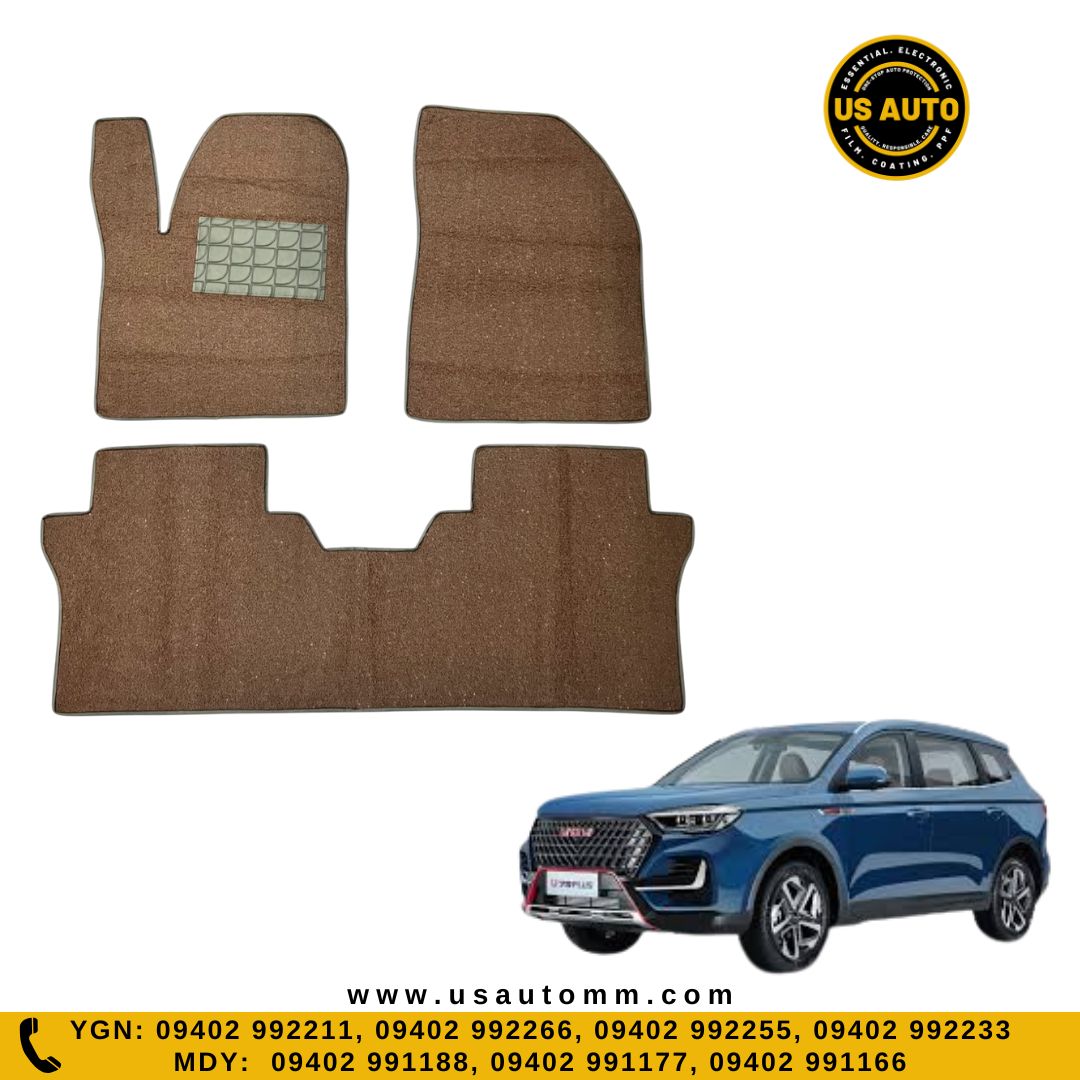 COIL MAT FLOOR MAT (2)ROWS (COFFEE) SINOTRUCK VGV U75 PLUS