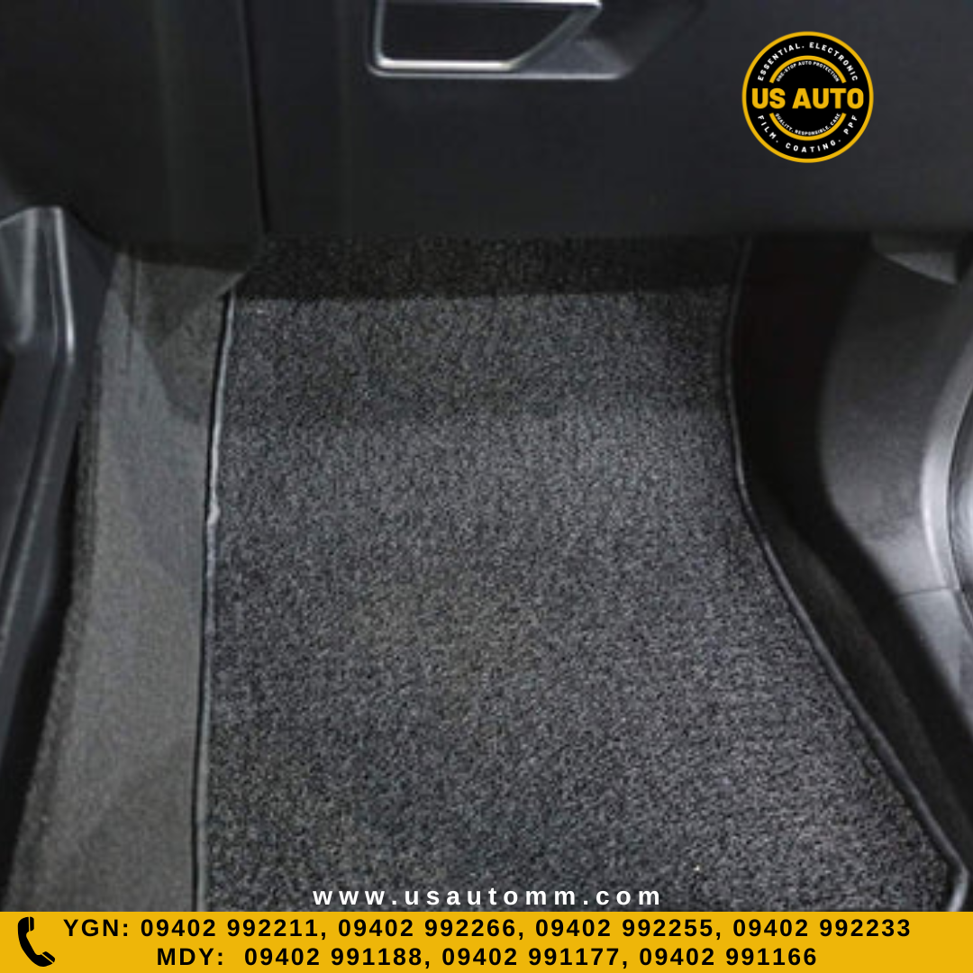 COIL MAT FLOOR MAT (2)ROWS (BLACK) BAIC X7 (2020 UP)
