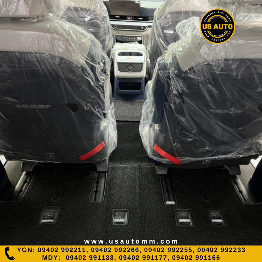 COIL MAT FLOOR MAT (3)ROWS & TRUNK MAT (1) SET (BLACK) KIA CARNIVAL SEDONA (2021 UP)