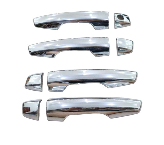 DOOR HANDLE COVER (1)SET=(4)PCS (CHROME)_MITSUBISHI XPANDER (19~20)