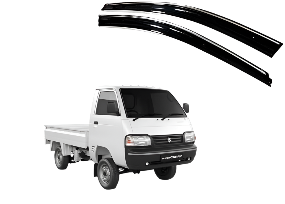 DOOR VISOR NICKLE (C) (2D) SUZUKI CARRY (15~20)