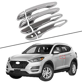 DOOR HANDLE COVER (1)SET=(4)PCS (CHROME) HYUNDAI TUCSON (19~20)