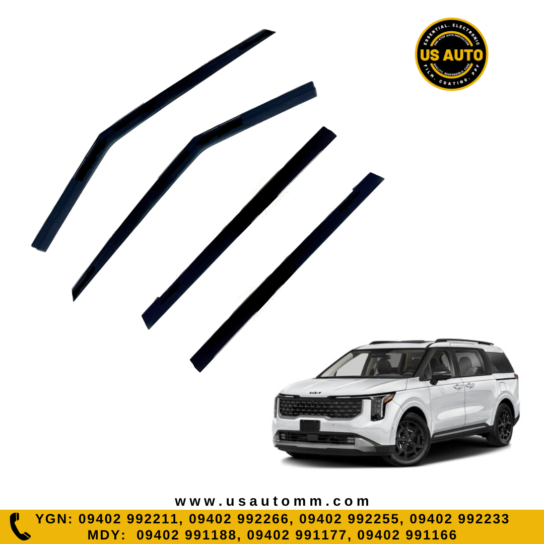 DOOR VISOR SMOKED (KOREA) (4D) KIA CARNIVAL SEDONA (2021 UP)