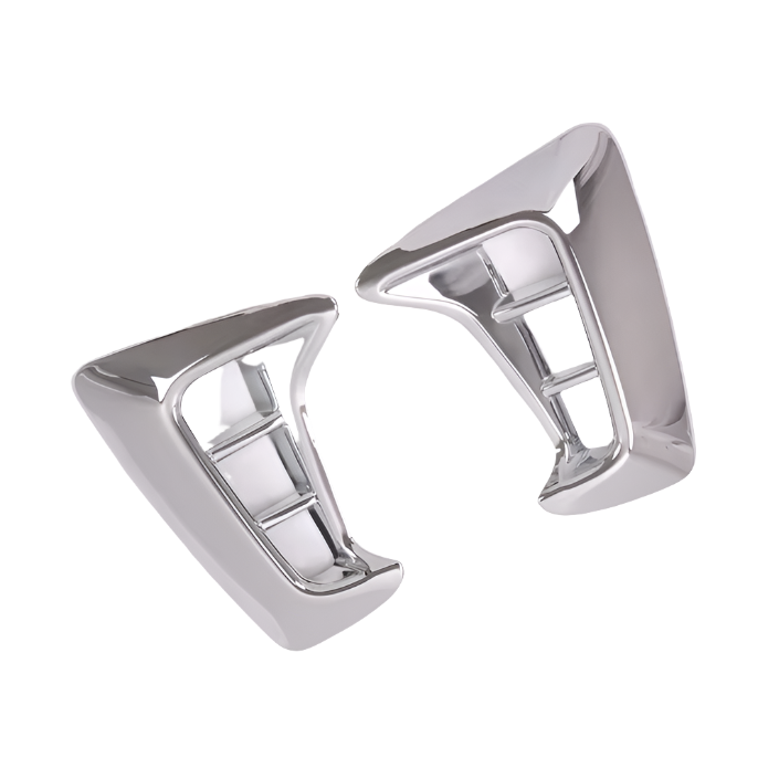 FOG LAMP COVER (1)SET=(2)PCS (CHROME) KIA SOLUTO (2020 UP)
