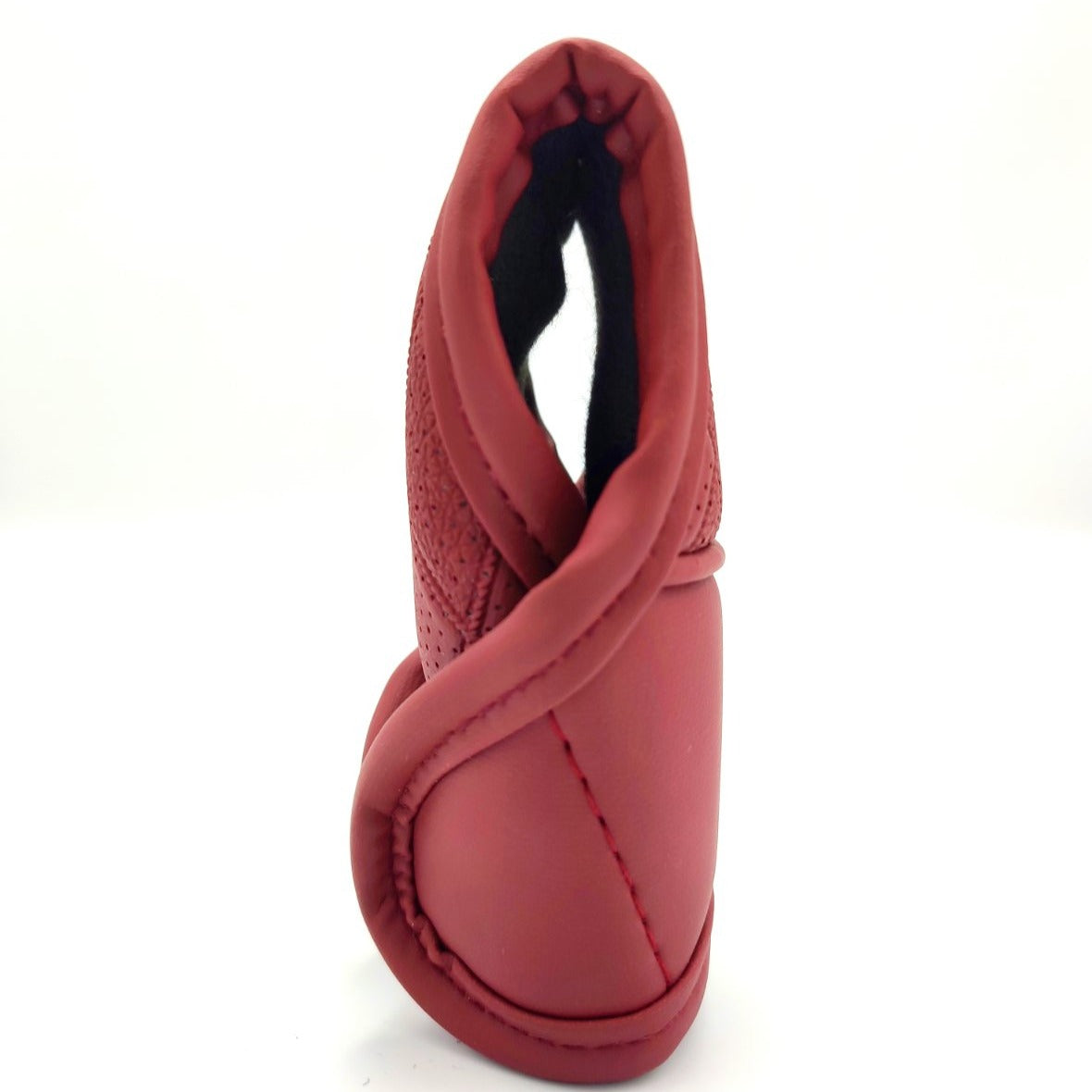 GEAR KNOB COVER (LEATHER) (WINE RED)