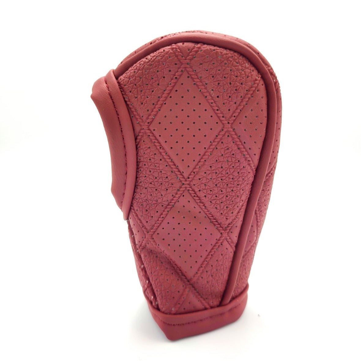 GEAR KNOB COVER (LEATHER) (WINE RED)