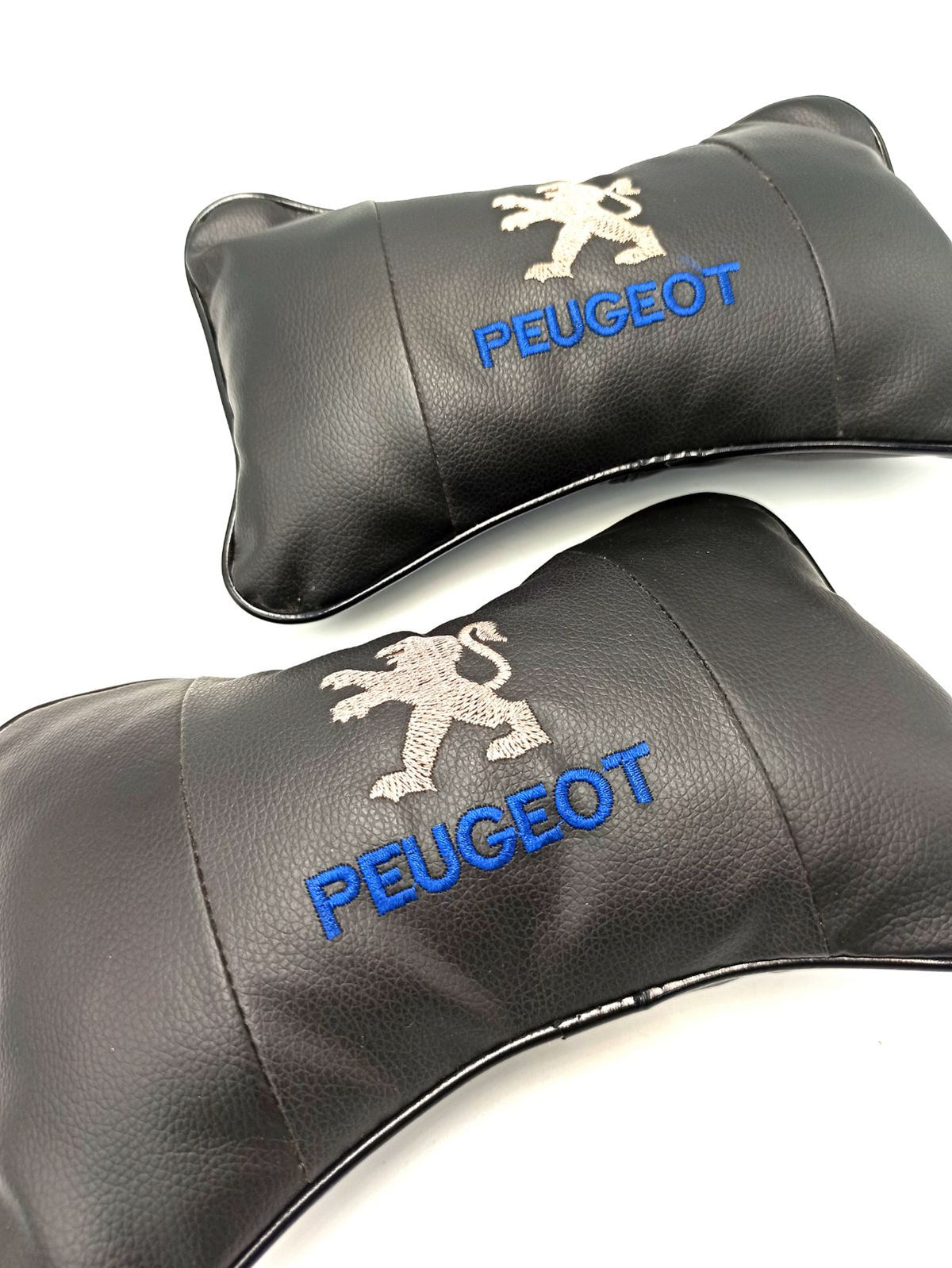 HEADREST PILLOW LOGO ONE SET (BLACK) PEUGEOT UNI