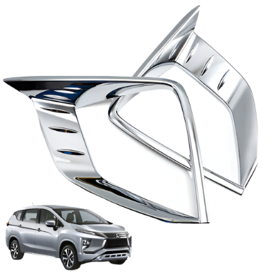 HEAD LAMP COVER (1)SET=(2)PCS (CHROME) MITSUBISHI XPANDER (19~20)