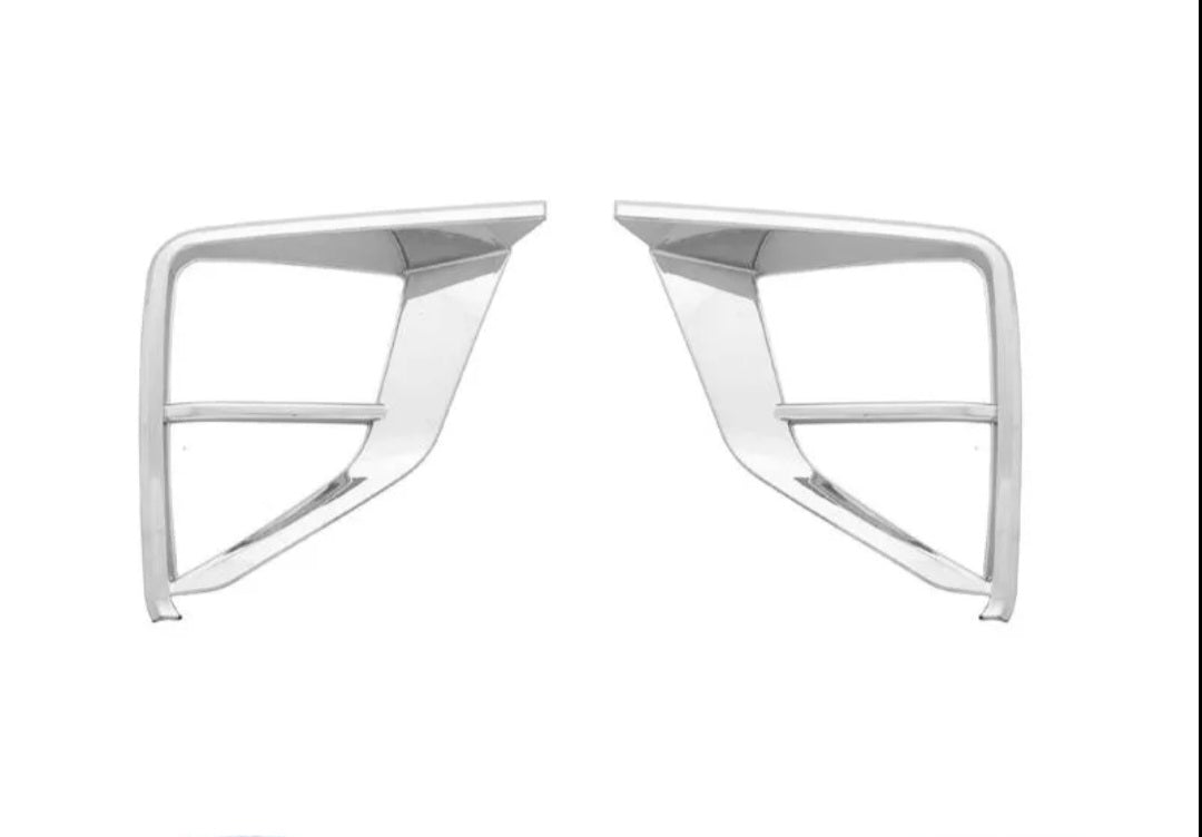 HEAD LAMP COVER (1)SET=(2)PCS (CHROME) MITSUBISHI XPANDER (2019 UP)