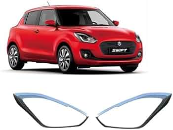 HEAD LAMP COVER (1)SET=(2)PCS SUZUKI SWIFT GLX (18~20)