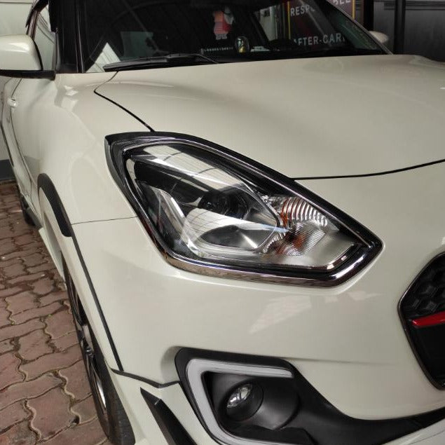 HEAD LAMP COVER (1)SET=(2)PCS SUZUKI SWIFT GLX (18~20)