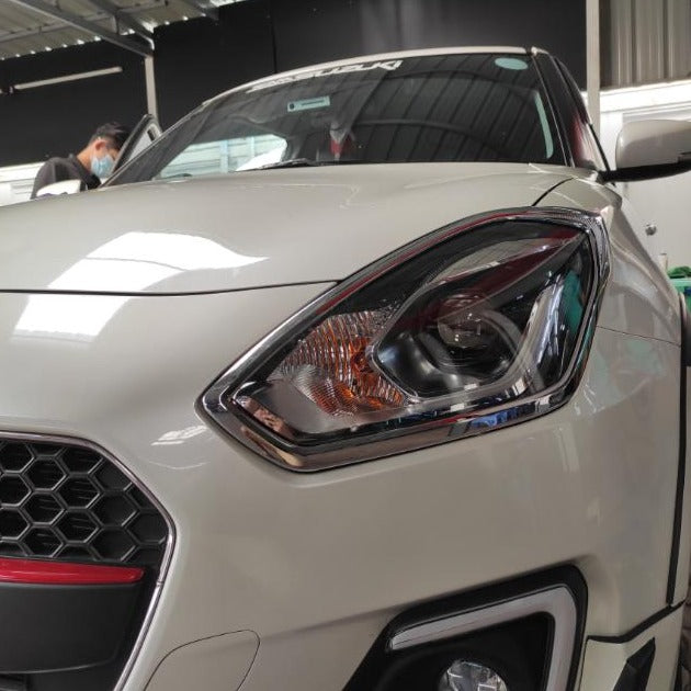 HEAD LAMP COVER (1)SET=(2)PCS SUZUKI SWIFT GLX (18~20)