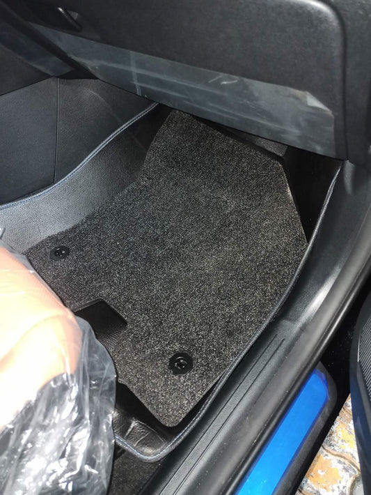 HOT PRESS 2 LAYER (2)ROWS FLOOR MAT (BLACK)_SUZUKI CIAZ (17~19)
