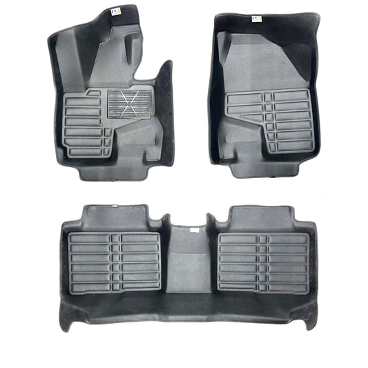 HOT PRESS 1 LAYER (2)ROWS FLOOR MAT (BLACK) BAIC X7 (20~22)-2