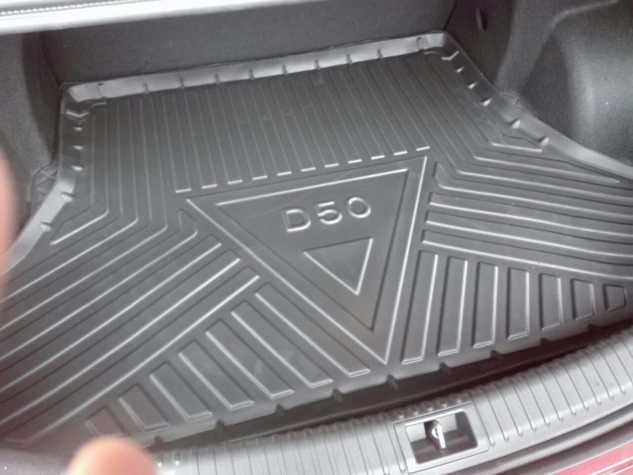 (HQ) TPE TRUNK MAT (BLACK) BAIC D50 (19~20)