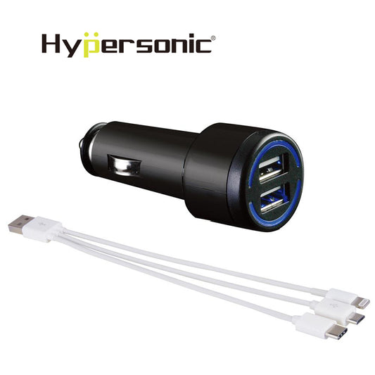 HYPERSONIC 3 IN 1 USB CHARGER KIT (HP2695)