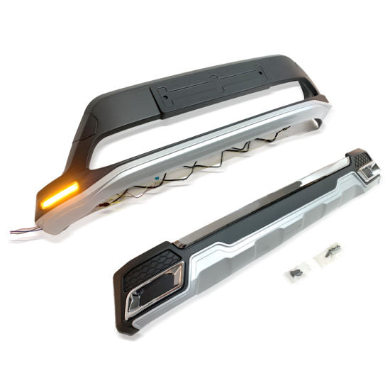 LED BUMPER GUARDS FRONT + BACK TOYOTA COROLLA CROSS (2020 UP)