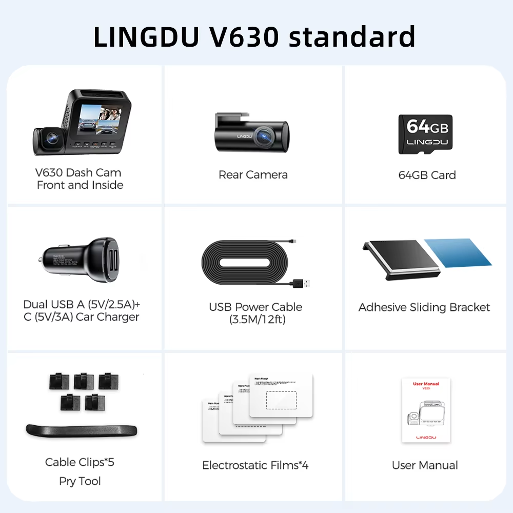 LINGDU V630 4K ULTRA HD BLACK BOX 3CH