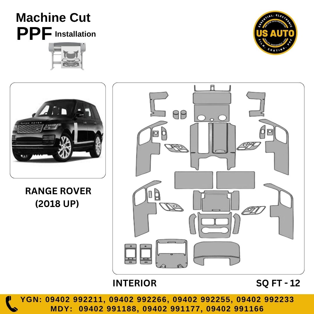 MACHINE CUT INTERIOR PPF LAND ROVER RANGE ROVER (2018 UP)