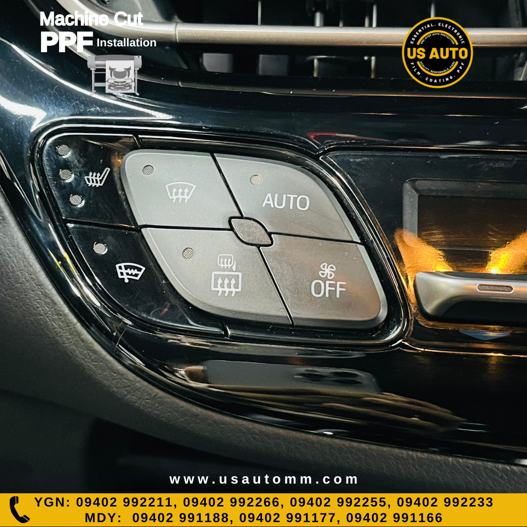MACHINE CUT INTERIOR PPF TOYOTA CHR (2020 UP)