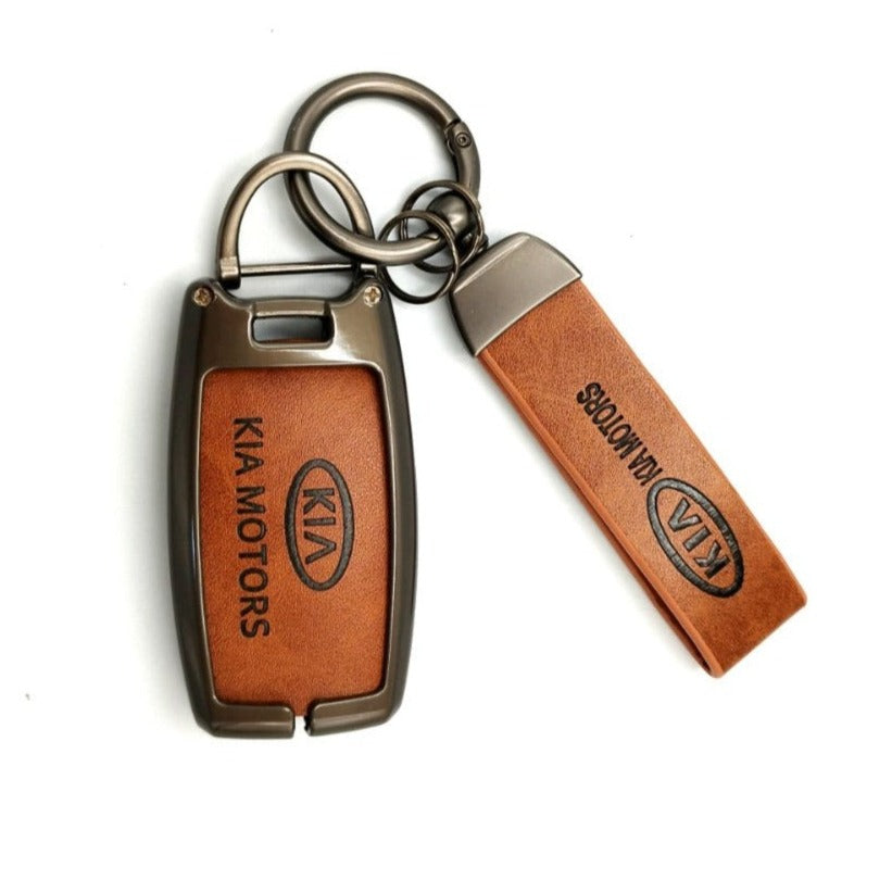METAL KEY COVER (BROWN) KIA UNI (14~19)