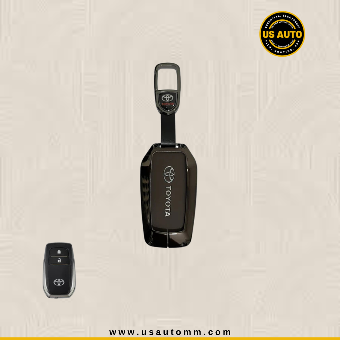 METAL KEY COVER (COFFEE) TOYOTA UNI (F)