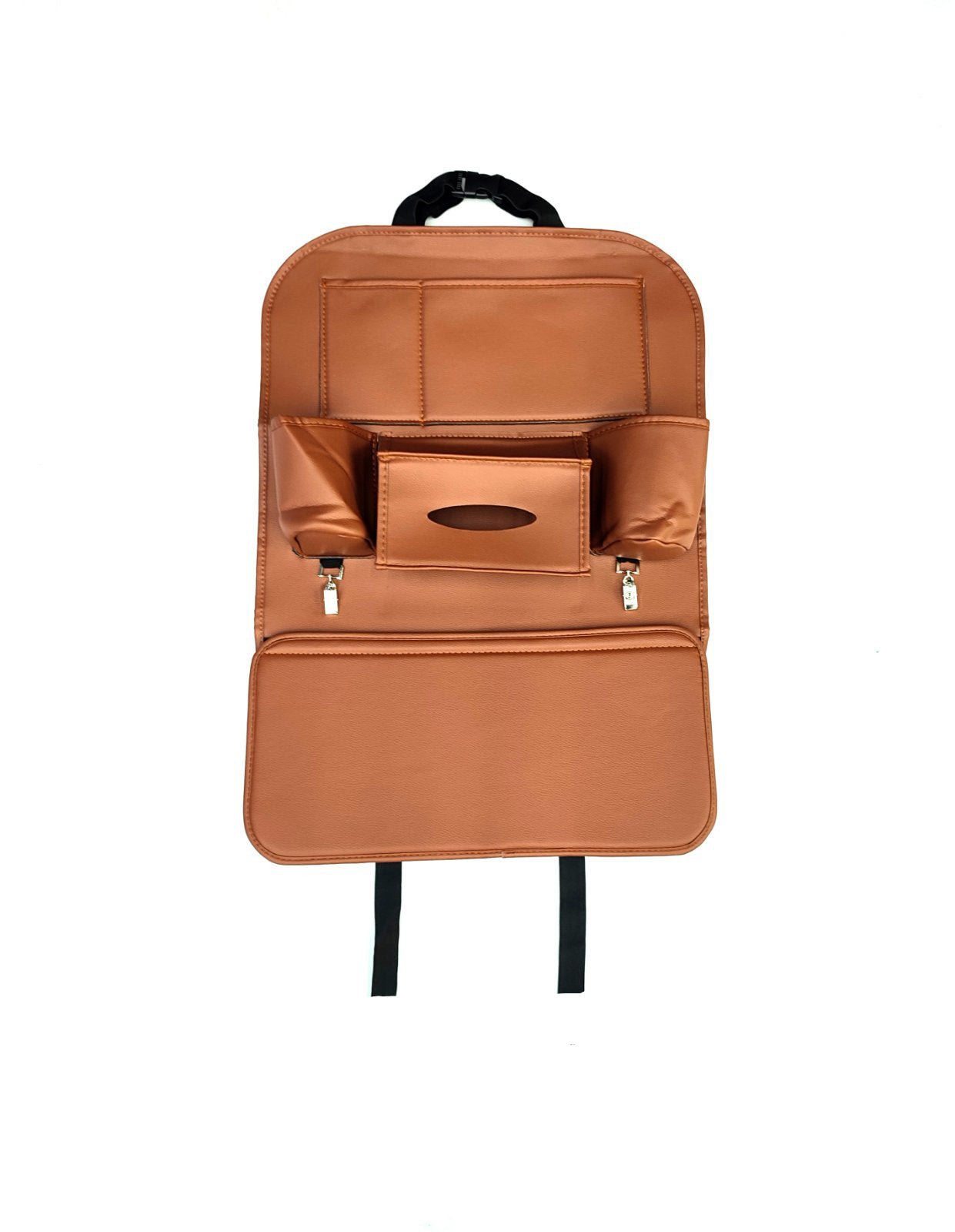 ORIGANIZER BAG (LEATHER) (BROWN)