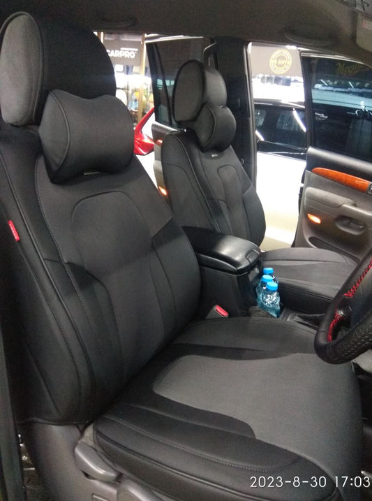 RAYMAX PREMIUM SEAT COVER (H-2022CX-05) (1)SET (BLACK + BLACK)