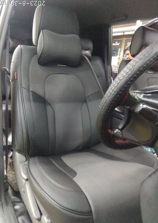 RAYMAX PREMIUM SEAT COVER (H-2022CX-05) (1)SET (BLACK + BLACK)