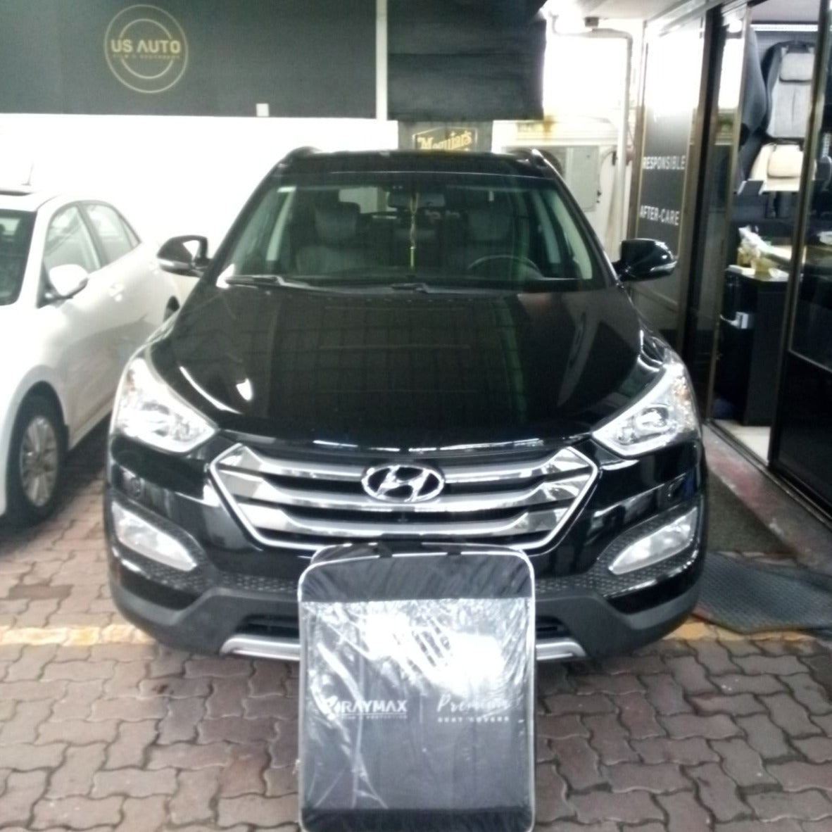 RAYMAX PREMIUM SEAT COVER (H-2022CX-05) (1)SET (BLACK + BLACK)