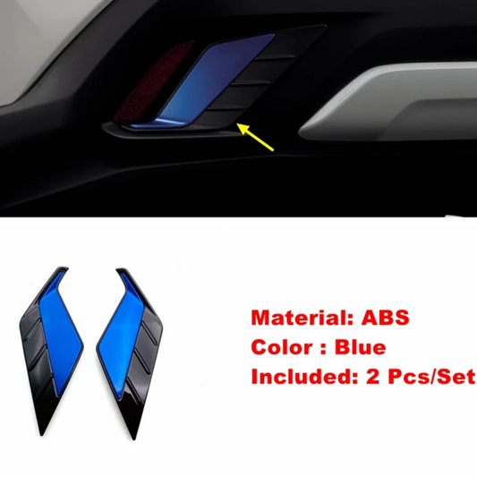 REAR FOG LIGHT COVER TRIM (1)SET=(2PCS) (BLUE) TOYOTA COROLLA CROSS (2020)