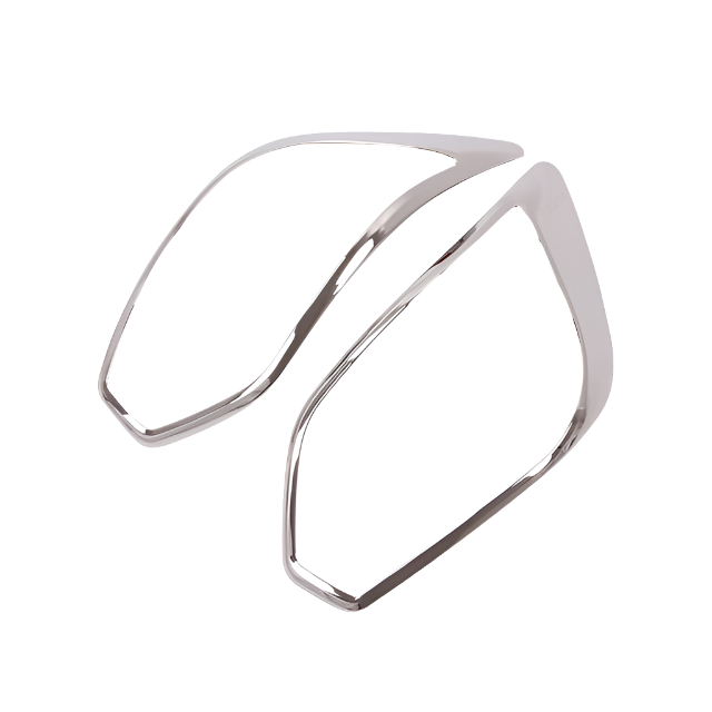 REAR LAMP COVER (1)SET=(2)PCS (CHROME) KIA SOLUTO (2020-2021)