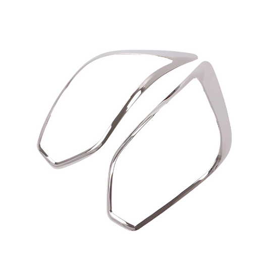 REAR LAMP COVER (1)SET=(2)PCS (CHROME) KIA SOLUTO (2020-2021)