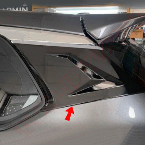 REAR WINDOW TRIM (1)SET=(2PCS) (BLACK) TOYOTA COROLLA CROSS (2020)