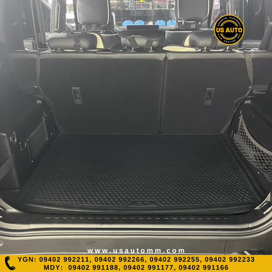 RUBBER TRUNK MAT (HIGH QUALITY) (BLACK) JETOUR T2