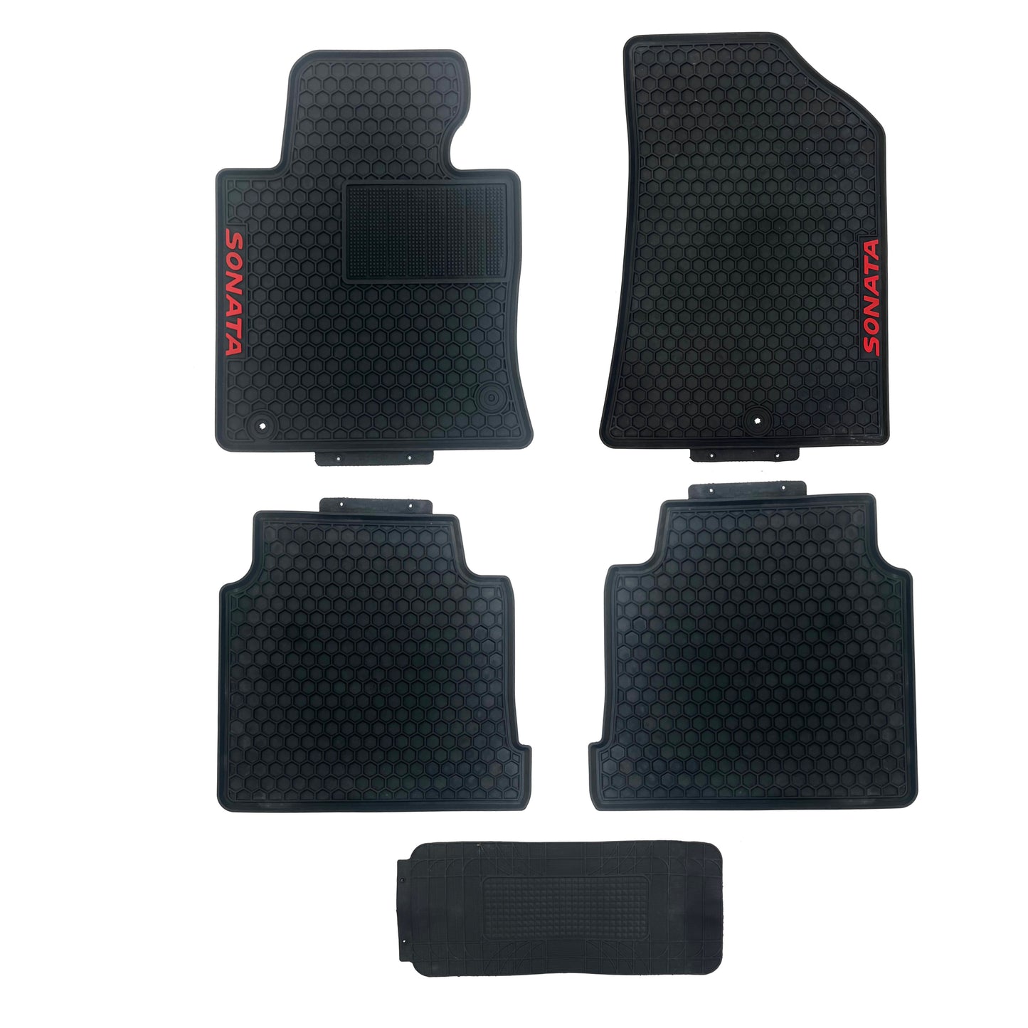 RUBBER FITTING FLOOR MAT (BLACK) HYUNDAI SONATA (16 UP)