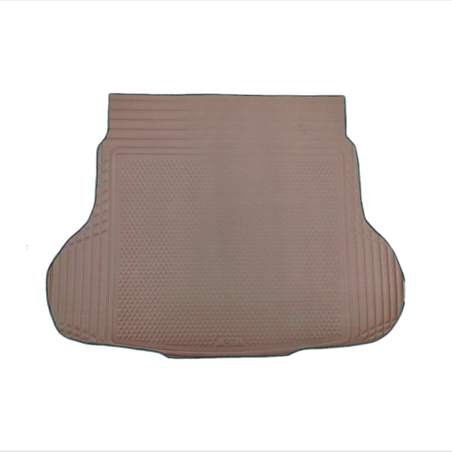 RUBBER TRUNK MAT (HIGH QUALITY) (COFFEE) ACCENT (2025)