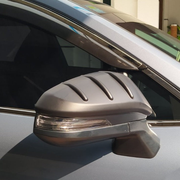 SIDE MIRROR COVER (1)SET=(2)PCS (BLACK) TOYOTA COROLLA CROSS (2020)