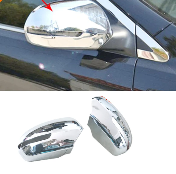 SIDE MIRROR COVER (1)SET=(2)PCS (CHROME) KIA SOLUTO (2020 UP)