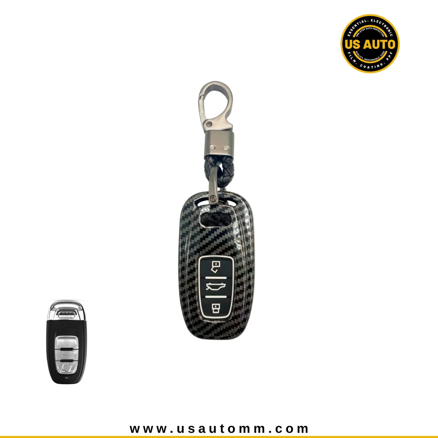 SPA0403B00F002
CARBON FIBER KEY (BLACK) FORD RANGER DC XL (2019 UP)