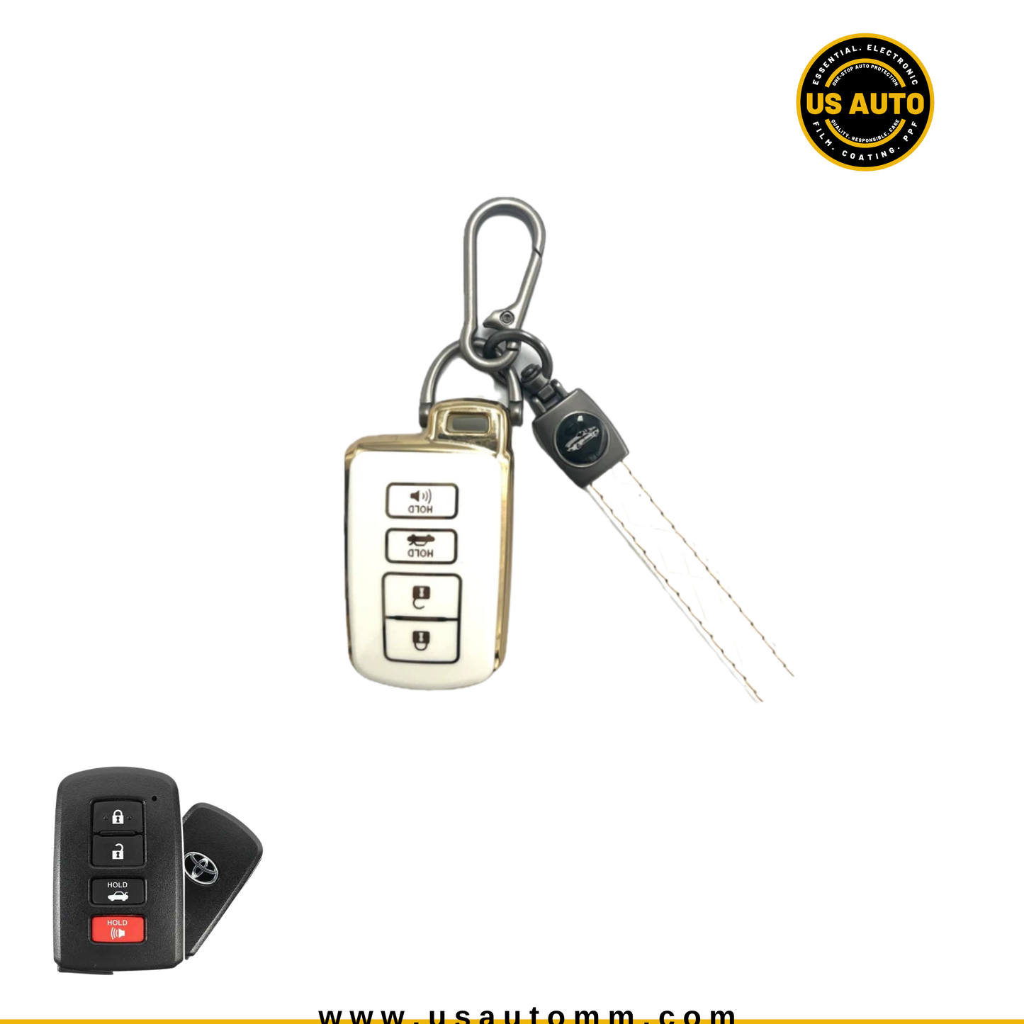 SPA0405W00T024
TPU & PC KEY (WHITE) TOYOTA LANDCRUSIER (2022 UP)