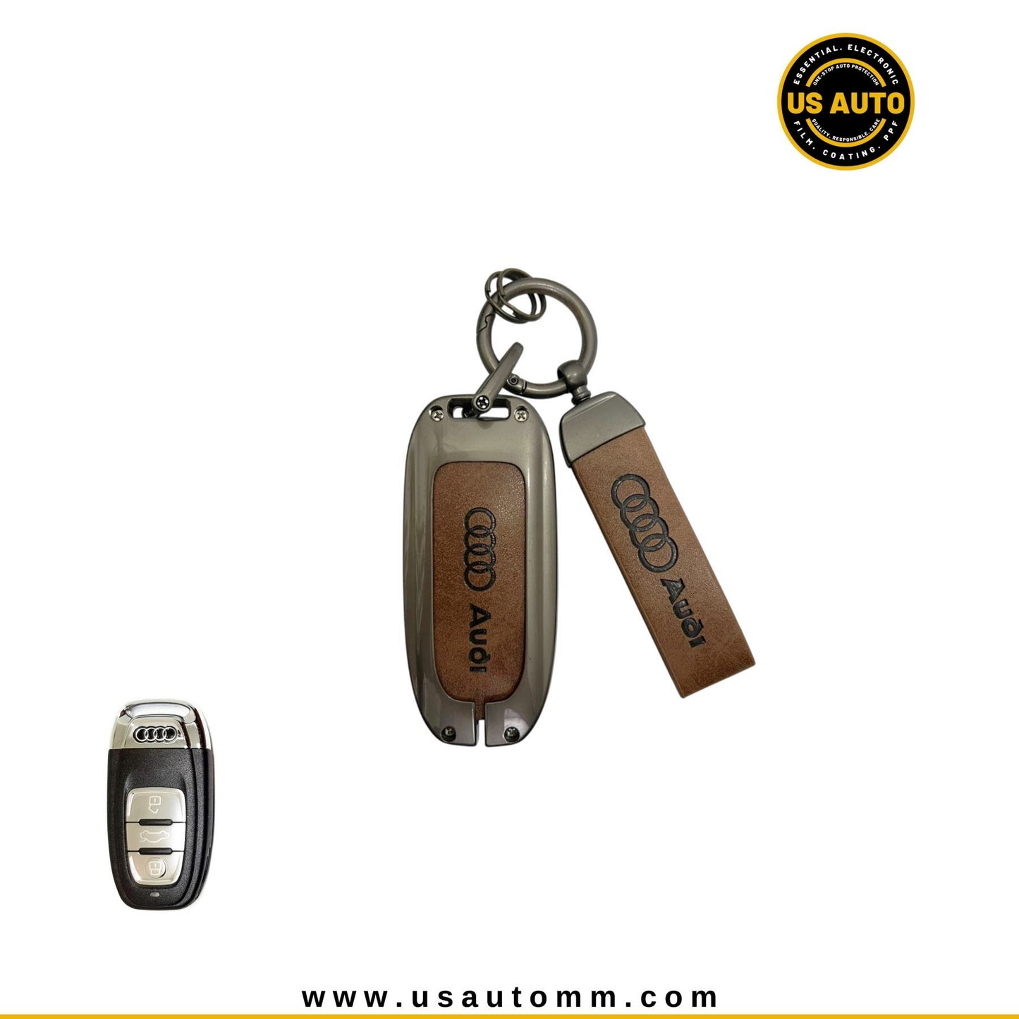 SPA0406B20A300
METAL KEY COVER (BROWN) AUDI UNI